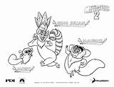Madagascar King Julien Coloring Pages Mort Maurice Lemur Lemurs Color Quotes Official Club Movie Fanpop Print Popular Tailed Ring sketch template