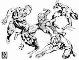 Spider Man 2099 Drawing Sketch Inked Template Coloring Pages Deviantart Forever Getdrawings sketch template