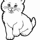 Gatos Fofo Gato Colorir Uncolored Pisici Cartoon Tattooimages Colorat Dibujo Planse Coelho Gatinhas Fofas Tudodesenhos Sketsa Among Kleurplaten sketch template