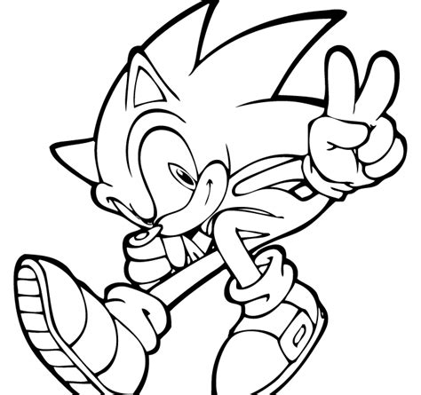 sonic  hedgehog colouring pages coloring page