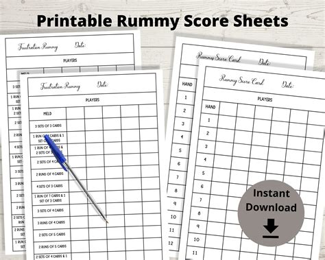 rummy score sheets frustration rummy score cards gin rummy scoring