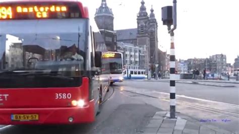buses  amsterdam holland youtube