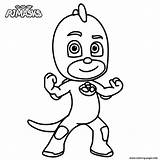 Pj Coloring Max Pages Gecko Mask Drawing Getdrawings sketch template