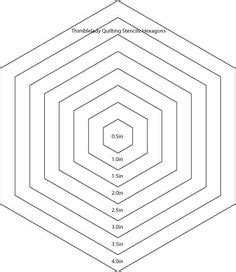 hexagon pattern   printable outline  crafts creating