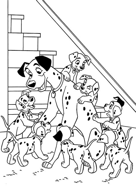 dalmatians coloring page  print print color craft