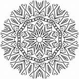 Mandala Coloring Pages Printable Adults Complex Adult Abstract Designs Color Print Getcolorings Pixabay Floral sketch template