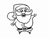 Santa Claus Funny Coloring Coloringcrew Christmas sketch template