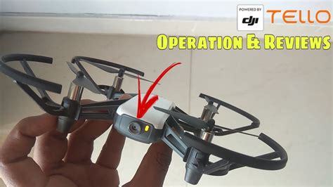 dji tello drone camera unboxing operation  review  hindi technical banda youtube