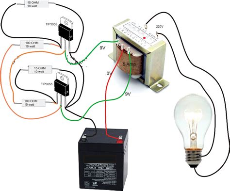 simple inverter circuit diagram electrical blog