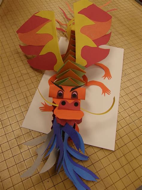 chinese paper dragons asian art projects chinese  year crafts