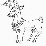 Rudolph Reindeer Coloring Pages Getcoloringpages sketch template