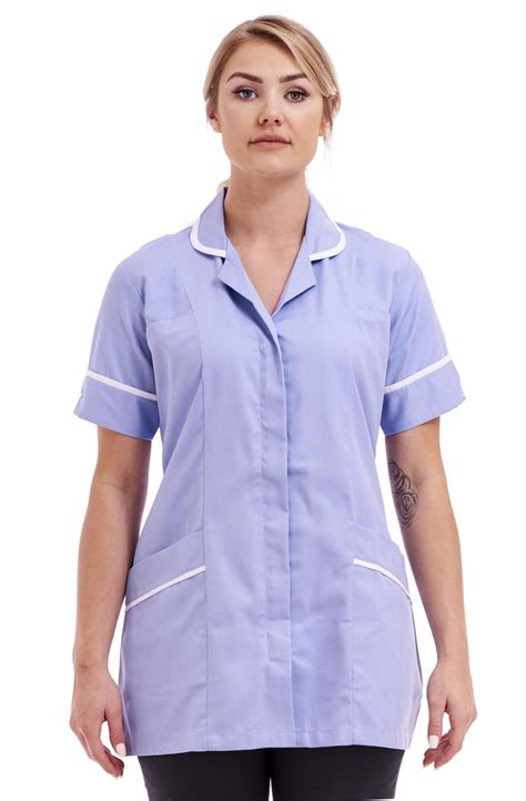 classic blue healthcare uniform light blue nurse s tunic