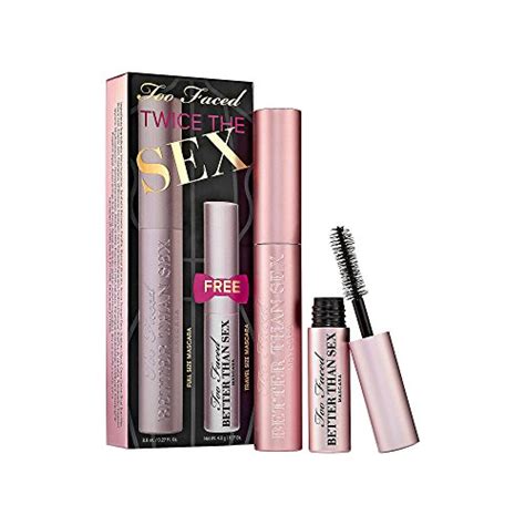 Too Faced Twice The Sex Better Than Sex Mascara Duo Set Ebay