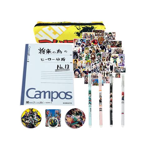 buy  hero academia merch set mha merch set  anime fans anime merch  mha  pencil case