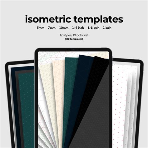 digital isometric paper grid dotted accurately measured mm