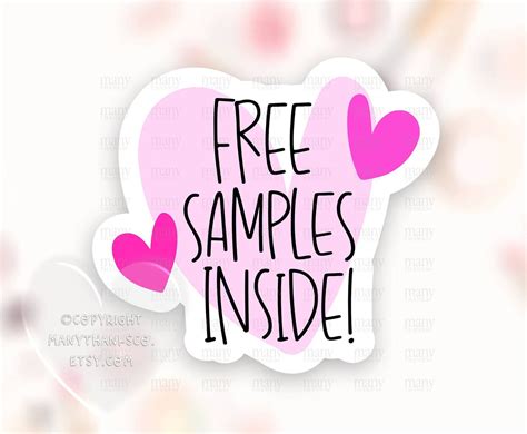 samples  sticker png small business shop labels etsy