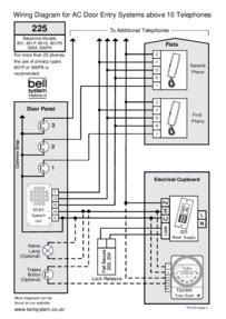 bell door entry wiring diagram