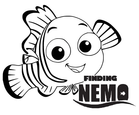 cute finding nemo coloring pages