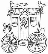 Carriage Coloring Pages Princess Kids Horse Fairy Colouring Printable Tale Print Color Getcolorings Getdrawings September sketch template