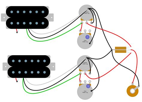 humbucker wiring diagram