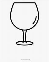 Wine Coloring Glass Transparent Stemware Drawing Clipartkey sketch template
