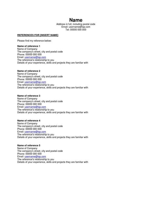 job reference sheet template  professional cv writer issuu