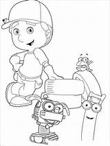 Pages Coloring Handy Manny Recommended Printable sketch template