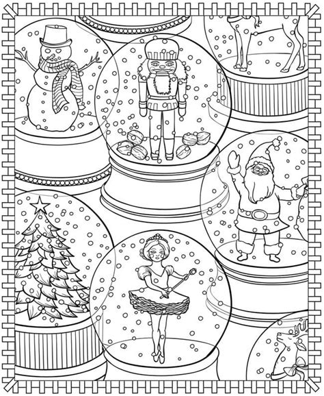 christmas coloring pages  grown ups