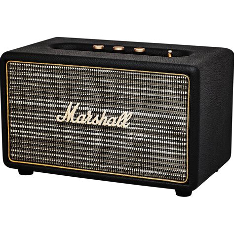 marshall audio acton bluetooth speaker black  bh photo