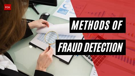 methods  fraud detection