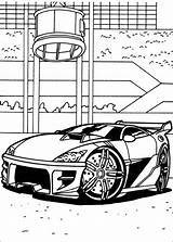 Hot Coloring Pages Wheels Hotwheels Ausmalbilder Cars sketch template