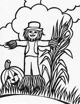 Scarecrow Coloring Printable Pages Kids Scarecrows Color Print Scary Bestcoloringpagesforkids Getcolorings Popular sketch template