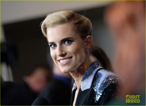 allison williams puts newly blonde hair into a cool braid at get out