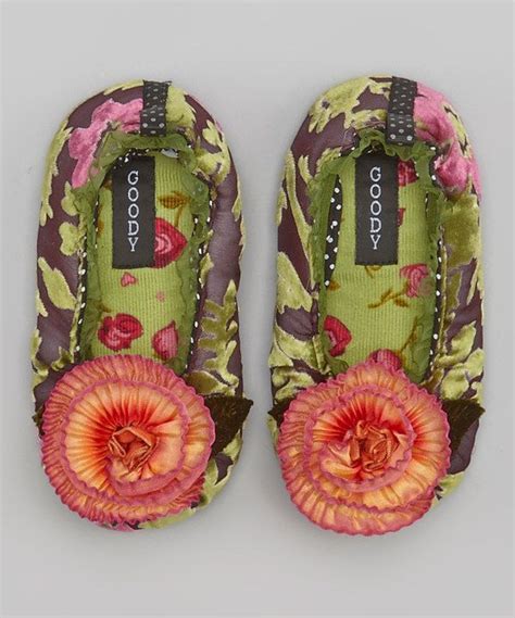 plum pink flower slipper kids  zulily today felt shoes baby shoes flower