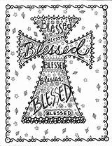 Scripture Crosses Kleurplaten Volwassenen Bijbelse Paisley Vorlagen Godly Soothe Zentangle Kleurplaat sketch template