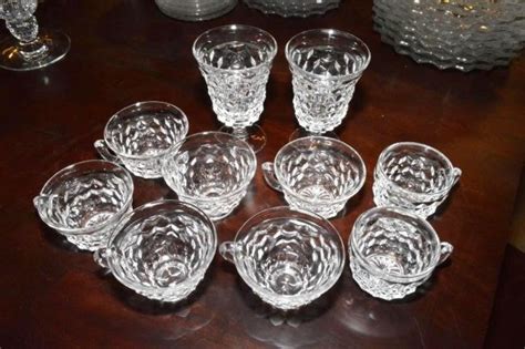American Fostoria Glassware 10 Pieces Lot 32