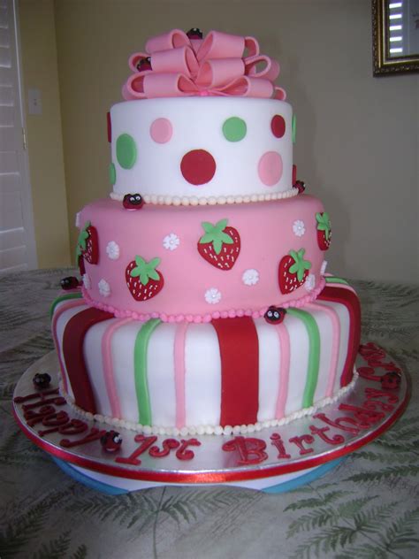 marymel cakes strawberry shortcake st birthday
