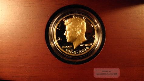 anniversary kennedy  dollar gold proof coin  ozt