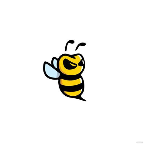 angry bee vector eps illustrator jpg png svg templatenet