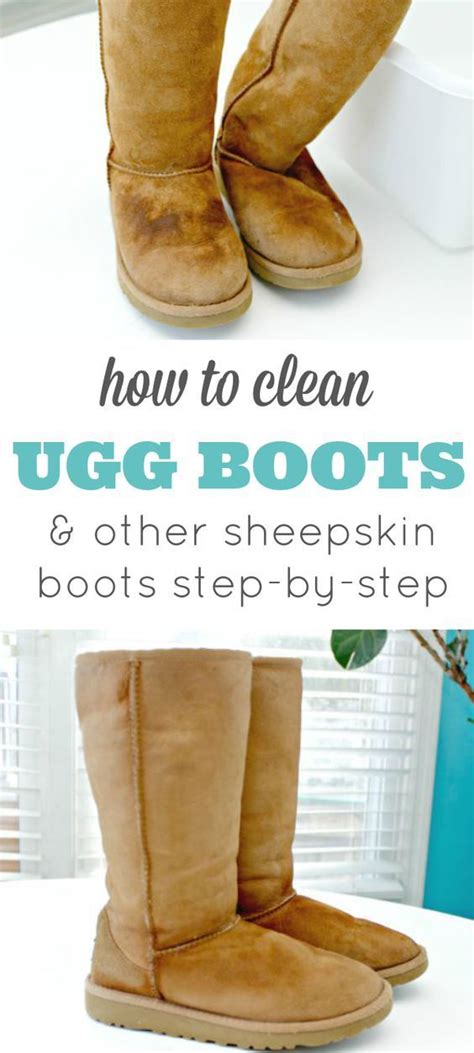 clean ugg boots   sheepskin boots video included
