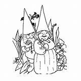 Gnome Coloring Pages Printable Books Last sketch template