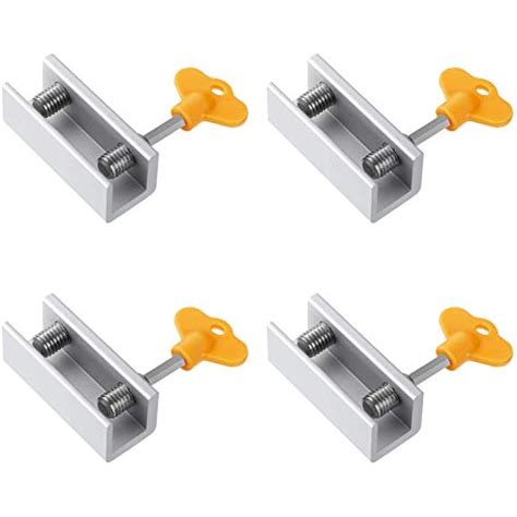pack adjustable sliding window locks aluminum alloy security  key    ebay