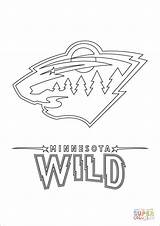 Wild Minnesota Coloring Nhl Logo Hockey Pages Printable Sport Color Clipart Supercoloring Book Mn Outline Timberwolves Template Nba Main Info sketch template