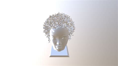 Head Curly Hair 19042018 Download Free 3d Model By Jn3design
