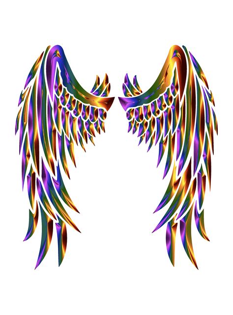 chromatic angel wings  shirt  wannabe art angel wings clip art