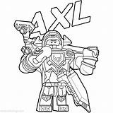 Nexo Knights Axl Aaron sketch template