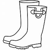 Boots Clipart Rain Drawing Craft Coloring Pages Dessin Bottes Clip Drawings Pluie Umbrella Stamp Combat Paintingvalley Collection Visit Getdrawings Colorier sketch template