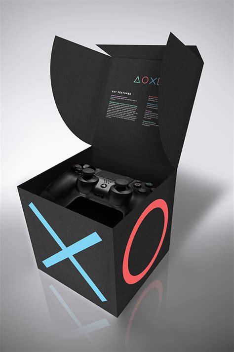 playstation controller packaging  behance