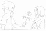 Lineart Sasusaku Rtn Dennisstelly sketch template