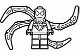 Coloring Spiderman Printable Cute Lego Pages Easy Mighty Toddlers Color Iron sketch template